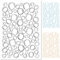 craspire Transparente Stempel Mit Blasen Hintergrund Wiederverwendbar Vintage Retro Stempel Mit Blasenkreisen Und Punkten Transparente Dekorative Silikonsiegel Zum Basteln Scrapbooking Journaling