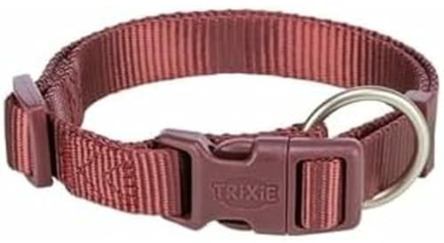 Trixie - Trixie Halsband Hund Premium Sangria rot
