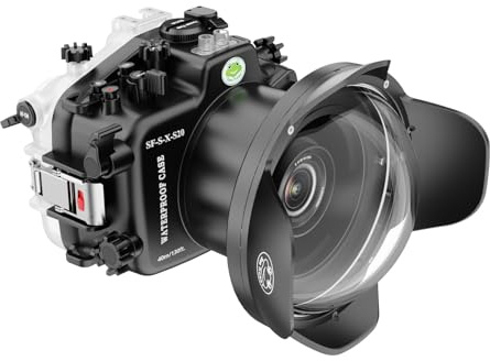 Étui étanche pour appareil photo Fujifilm X-S20, IPX8 40 m avec verre anti-reflet et plein (X-S20 16-55 mm/16-50 mm/18-55 mm WA005-F)