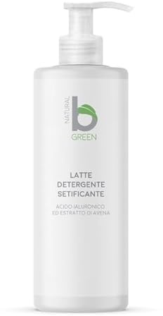 Latte Detergente Struccante Naturale 500 ML | Deterge e Purifica in Profondità, Ingrediente da Agricoltura Biologica e Made in Italy