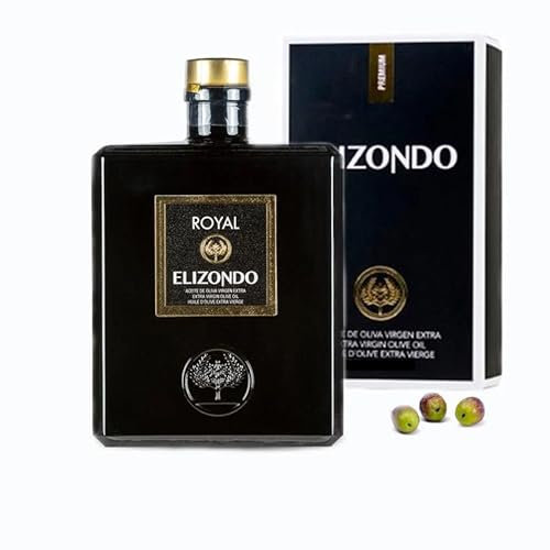ELIZONDO | Olio extravergine di Oliva Varietà Royal 1 Litro (Con scatola)