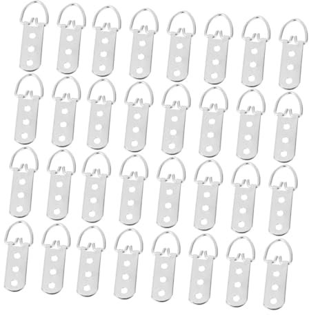 OSALADI 100piezas Ganchos De Colgar Para De De Inoxidable Resistente Orificios Perfectos Para y Cuadros Pesados Instalación y