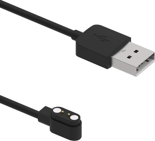 Black Compatible with Da Fit Smart Watch Charger, Replacement USB Charger Cable 3.3 Ft Charging Cord for Smart Watch Smartwatch Smartwatch Replacement Cables and Chargers Cell Phones and Cables