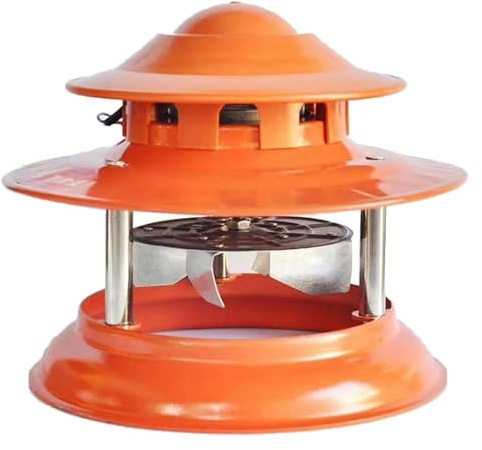 BLUEZY Roof Inducida Chimenea Extractor De Humos, Ventilador De Chimenea De 120 W/150W, Extractor De Humos para Chimenea Ventilador Inducido por Chimenea Extractor Humo Barbacoa 150W