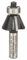 Bosch Professional 2 608 628 351 - Fresas de enrasar y biselar - 8 mm, D1 23,7 mm, B 5,5 mm, L 12 mm, G 54 mm, 25° (pack de 1)