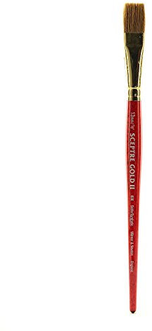 Winsor & Newton Sceptre Gold II Pinceau à lavis manche court Série 606 13mm