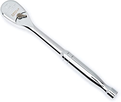GearWrench - Llave de carraca articulada de 1/4 pulgada, pulida, 81011P