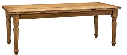 Biscottini Esstisch ausziehbar 220x100 cm | Küchentisch im Landhausstil | Lounge Tisch