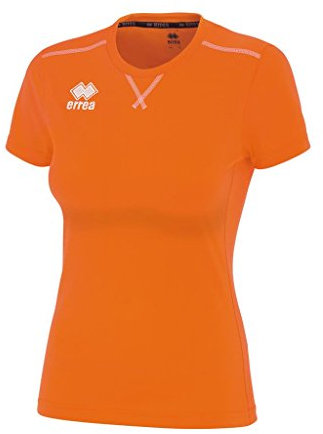 Errea Unisex em1t1c-0334_xs T-Shirt, Orange neon