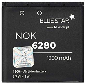 Bluestar Akku Ersatz kompatibel mit Nokia 3250/6151 / 6233/6280 / 9300 1200 mAh Austausch Batterie Accu Nokia BL-6M