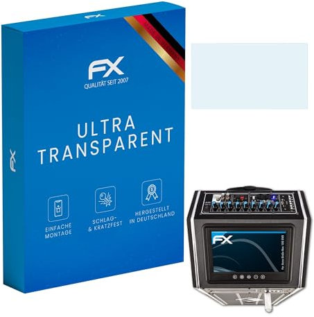 atFoliX Screen Protection Film compatible with Auna DisGo Box 100 DVD Screen Protector, ultra-clear FX Protective Film (3X)