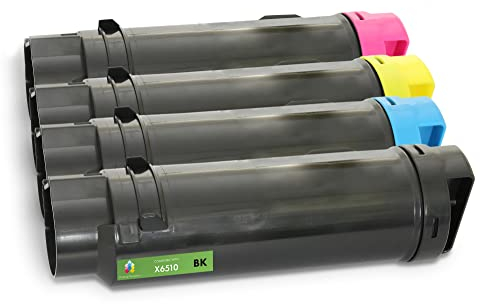 4er Set 106R034 Premium Toner kompatibel für Xerox Phaser 6510, 6510DN, 6510N, WorkCentre 6515, 6515DN, 6515DNI, 6515DNW, 6515N, 6515NW