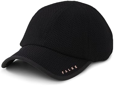 FALKE Unisex Baseballkappe Sports U ACC Weich atmungsaktiv schnelltrocknend schützt vor UV 1 Stück, Schwarz (Black 3000), Einheitsgröße