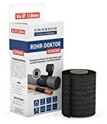 Crassus CRA70106 Rohr-Doktor Extreme Rohrreparaturset, schwarz, bis 110 mm