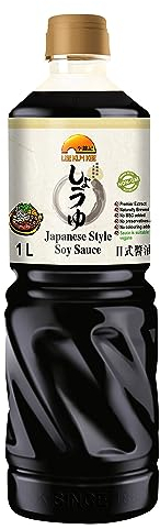 Lee Kum Kee Japanese Style Premium Soy Sauce 1L | Naturally Brewed, Vegan-Friendly & No Added MSG – Smooth Umami-Rich Flavor for Everyday Cooking | Halal Ingredients
