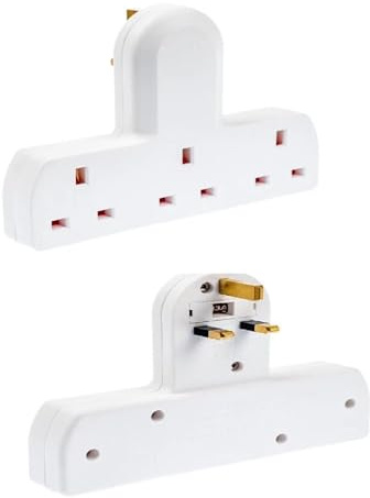 3 way socket Extension cable free uk pin with fuse sefity Gang main Plug