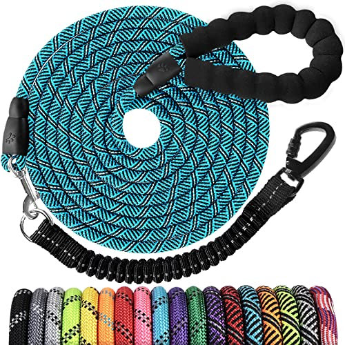 Hundeleine, 1.5 m, 30 m, 90 m, 150 m, 130 m, robuste Leine mit drehbarem, arretierbarem Haken und reflektierenden Fäden, gepolsterter Griff für Spaziergänge für kleine, mittelgroße und große Hunde