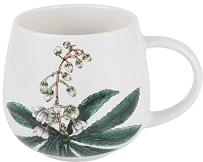 Maxwell & Williams DX1303 Kaffee-Becher rund, 400 ml – Porzellan-Tasse, Golden Summer, Lorbeer, bunt, Geschenkbox
