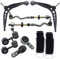 BESTPRICE 2x Querlenker Vorderachse, 2x Querlenkerlager Vorderachse, 2x Spurstange, 2x Koppelstange, 2x Lenkmanschette Kompatibel mit BMW 3er (E36) Z3 Coupe (E36), Z3 Roadster (E36)