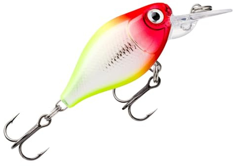 Rapala, X-Light Pop Angelköder, 4 cm/4,5 g, schwimmender Köder für Süßwasser, Schwimmtiefe: Oberfläche, Kunststoff, Farbe Clown CLN