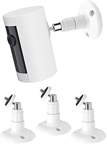 Ring (1st Gen) Indoor Camera Wall Mount and Ring Stick Up Cam, 360 Degree Adjustable Mounting Bracket for Ring Camera Security Camera System Outdoor and Indoor (Pack of
