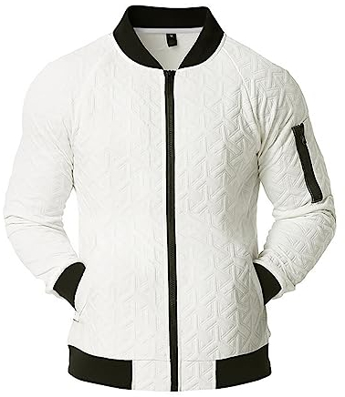 pvucpot Fahrradjacke Männer Herren Herbst Mode Lässige Freizeit Quadratisch Dünne Tasche Jacke Bluse Mantel Baseball Top Herren Jacken Mit Echtfell Langarm