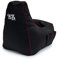 Game Over Chaise Pouf de Jeux Vidéos | Salle de Séjour Intérieure Fauteuil Gamer | Poches Latérales pour Les Manettes | Support de Casque | Conception Ergonomique (Cramoisi Électrique)