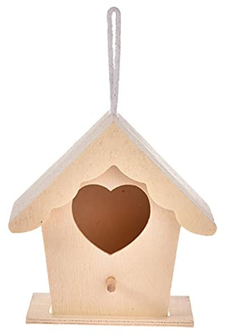 Vogelhäuser für den Außenbereich, Kolibri-Haus, Vogelhaus aus Zedernholz zum Aufhängen im Freien, Bauernhaus, dekoratives Vogelnest für Kolibris, Kardinäle, Blaue Vögel und Wildvögel, Eolaks