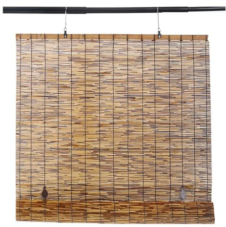 Bambusrollo Aussenbereich Sichtschutz Rollo Seitenzugrollo 105cm 95cm 85cm 75cm 65cm 55cm 45cm Bambus Verdunklungsrollo Rollo für Garten Fenster Rollo für innen