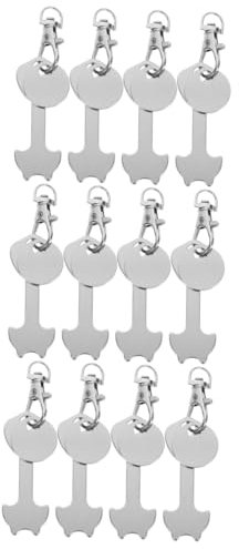SHINEOFI 12pcs Shopping Trolley Keychain Tokens Trolley for Supermarket Carts Compact and Portable Hanging Keyring for Easy Unlocking