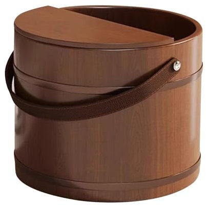Colcolo Wood Foot Bath Foot Soak Tub, Laundry Tub Barrel, Tub Bucket Pedicure Bowl Spa Massage Wooden Foot Tub Pedicure Barrel Foot Massager Foot Spa Treatment for Foot Bath Foot Bath Barrel