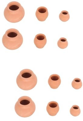 CIYODO 12stücke Keramische Sukkulenten Blumentöpfe Dekorative Töpfe Für Kleine Pflanzen Für Wohnzimmer Und Garten Langlebig Und Kreativ Gestaltet