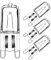 GMY 4 Stück G9 Halogenlampen 230V 28W, Dimmbar G9 Halogen 320lm für Deckenleuchten, Leuchter, Wandlampe