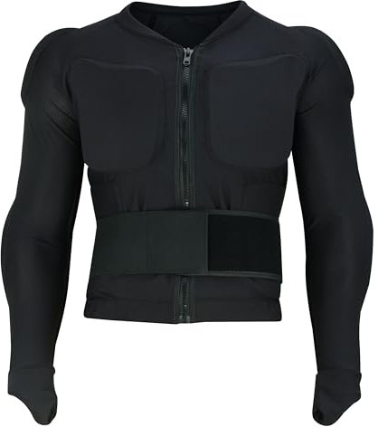 PROANTI Protektorenhemd Ski Snowboard Cross Reiten Fahrrad Protektoren Shirt Jacke Hemd