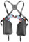 MDFCZXP Taktische Pistolenschultern Waffenholstertasche, verdeckte Pistolentasche Steampunk Harness mit Doppeltaschenholster unter dem Arm,Schwarz,20cm