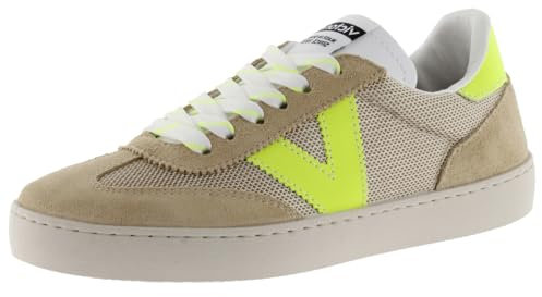 victoria Basket Berlín Ciclista Rejilla & Piezas De Serraje Al Tono & De Color En Contraste 1126211 para Mujer Beige 35