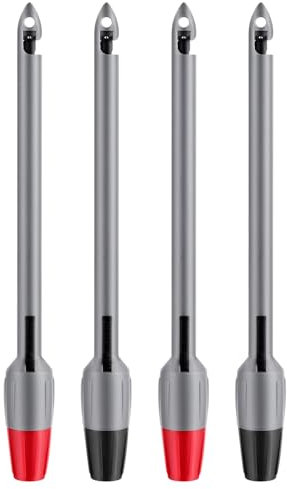 4-Teiliges Set mit Durchstechsonden, 190x20mm Isolations Durchstechclip Durchstechwerkzeug Durchstechsonden für TP81 Multimeter Spannungs Voltmeter Thermometer Tests (2mm, 4mm)