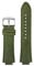 HASGTFM 1853 Passend for Tissot Herrenuhr Super Player PRX Serie T137.410 modifiziertes Nylonarmband 26–12 mm konvexes Mundarmband(Green silver pin)