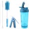 Bottle Cleaning Brush Compatible with Blender,Multi-Functional Bottle Cleaner for Blender, 3 in 1 Brush Compatible with Blender Bottle Shake,3PCS Cleaner Kit