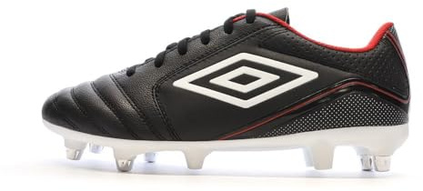 Umbro Black Rugby Shoes Men Net Classico SG, Black, 9 UK