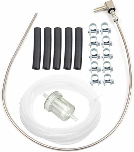 Pulchra 18PCS Diesel Heater Fuel Line Kit, Fuel Tank Sender Stand Pipe Pick Up Kit Fuel Tank Standpipe Kit for Webasto Eberspacher Replacement