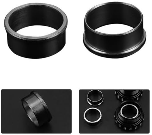 Vibsky Fahrrad-Tretlager-Adapter für SRAM GXP 24 auf 22 mm – Abstandshalter aus Aluminiumlegierung, kompatibel mit 24 mm bis 22 mm Kurbelgarnituren