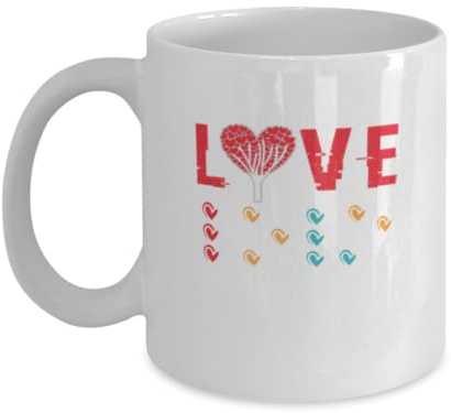 Kaffeebecher Liebe Zur Blindenschrift Mit Griff Keramik Teetasse Motiv Tasse Für Saft Jubiläum Frauen