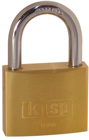 Kasp K12050A1 Messingschloss, 50 mm, gleichschließend