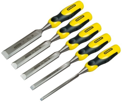 STANLEY 2-16-888 Set di scalpelli Dynagrip 5 pezzi 6, 10, 15, 20, 25 mm