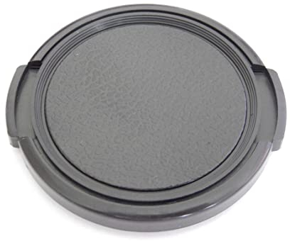 vhbw Universal Objektivdeckel 49 mm für Kamera - Kunststoff Schwarz, mit Seitengriff