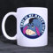 Cartoon Cute Eeyore Donkey Custom White Coffee Mug Tea Cup 11 OZ Office Home Cup (Printed on two sides)