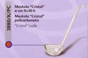 Mestolo ponch in policarbonato cristal 3880pc mestolo per cocktail trasparente giganplast