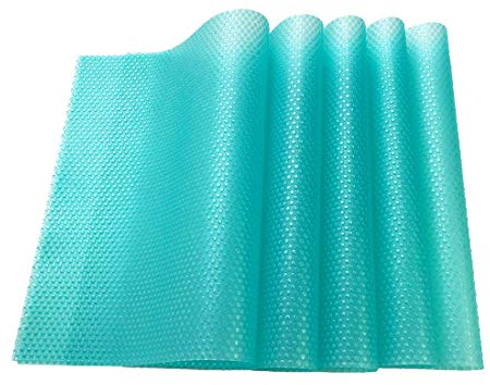 Kühlschrank Liner Waschbare Kühlschrank Matten Küche Silikon Kühlschrank Pads Place Matten 5pcs/Set (Blau)