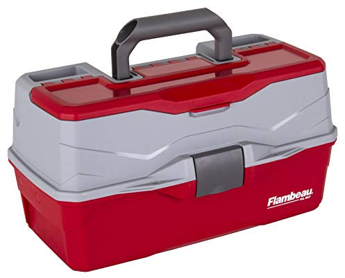 Flambeau Outdoors 6383TB 3 Klassischer Angelkasten, Rot/Grau